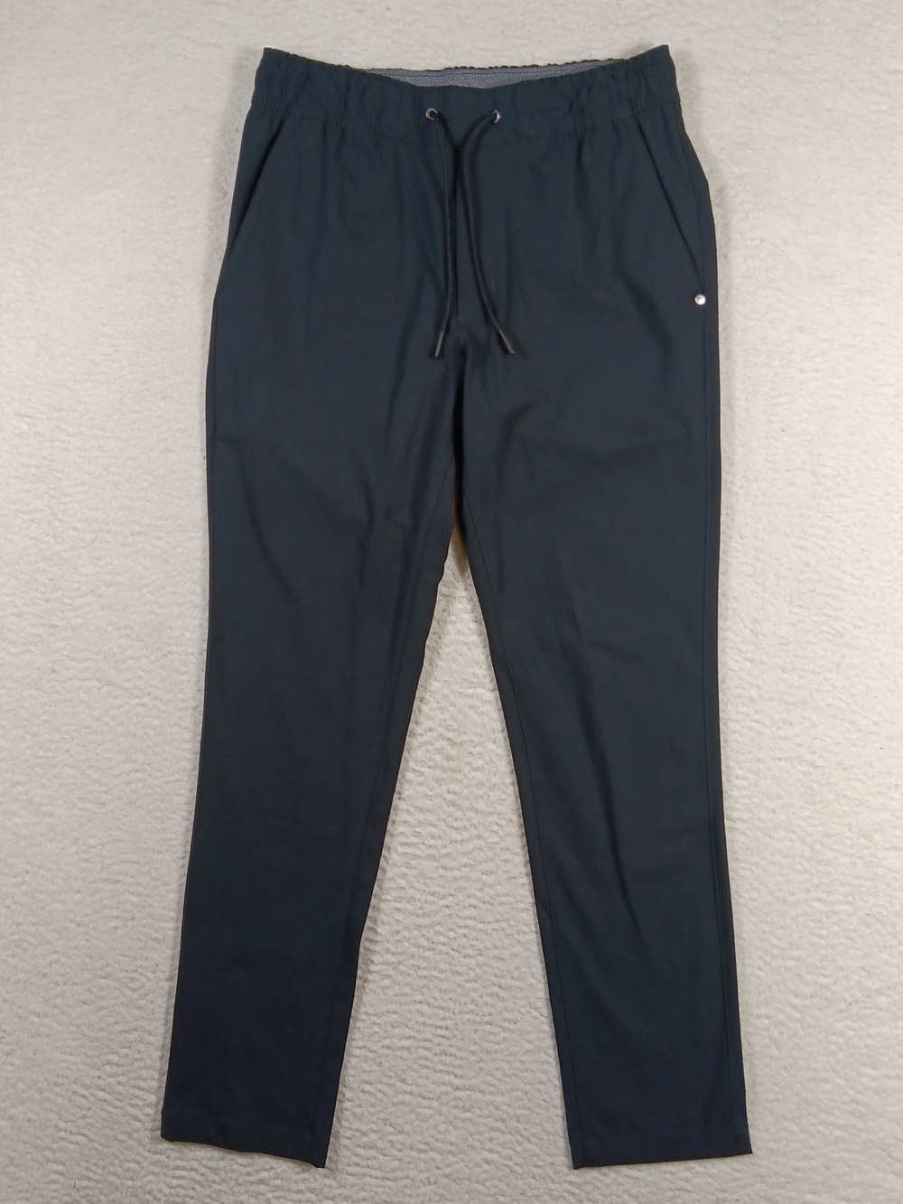 Vuori Joggers Mens Small Black Meta Elastic Waist Pant Performance Gym V463